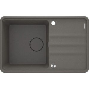 DEANTE Momi anthracite metallic Granitový dřez, 1-bowl with drainer ZKM_T113 obraz