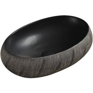 MEXEN Abril Umyvadlo 58x39 cm černá 22015866 obraz