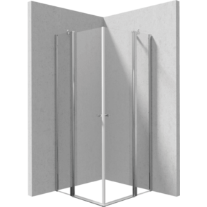 DEANTE/S Sprchový kout dvojité výklopné 100x90 KTSU043P+KTSU041P KERRIA/0408 obraz