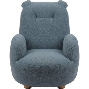 Modré dětské křesílko z textilie bouclé Rocky – Vipack obraz