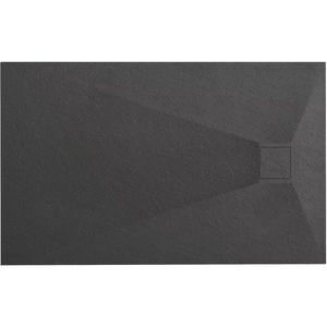 REA Sprchová vanička Magnum Black 80x100 REA-K3330 obraz