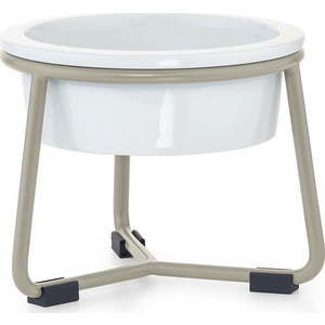 Porcelánová miska s podstavcem pro psa ø 20 cm Pranzo Greige M – MiaCara obraz