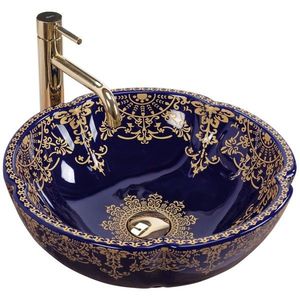 REA Umyvadlo na desku Marina Blue REA-U3300 obraz