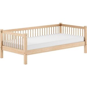 Dětská postel z bukového dřeva s roštem 90x200 cm v přírodní barvě Forrest – Vipack obraz