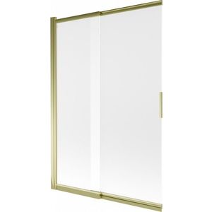 MEXEN Fox 2-křídlá posuvná vanová zástěna 120 x 150, dekor, zlatá 891-120-002-50-30 obraz