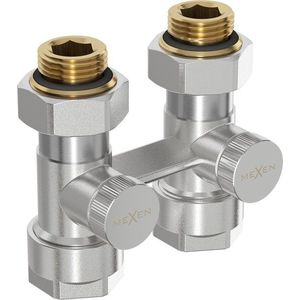 MEXEN Rovný radiátorový ventil DN50 1/2"x16 mm, nikl W912-016-01 obraz