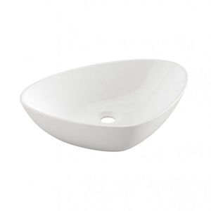 INVENA Umyvadlo na desku TRIGONO , 50 cm, bílá CE-58-001-W obraz