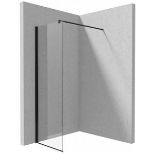 Deante KERRIA PLUS Sprchová stěna walk-in 50 cm, černá KTS_N85P obraz