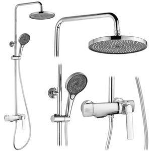 REA Sprchový set REBEL CHROME REA-P2415 obraz