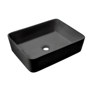 INVENA Umyvadlo na desku PAROS TREND 48, 5 cm, černá CE-36-005-C obraz