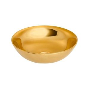 INVENA Umyvadlo na desku TINOS TREND, 39, 5 cm, zlatá lesk CE-43-009-C obraz