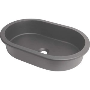 DEANTE Silia Granitové umyvadlo grafit oval CQS_TU6U obraz