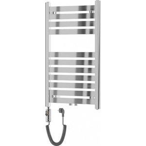 MEXEN/S Uran radiátor + topná tyč 800 x 500 mm, 300 W, chrom W105-0800-500-2300-01 obraz