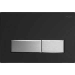 MEXEN Fenix 09 splachovací tlačítko, černá/chrom mat 600997 obraz