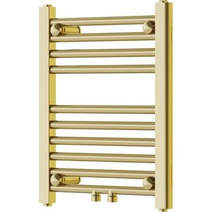 MEXEN Mars otopný žebřík/radiátor 500 x 400 mm, 140 W, zlatý W110-0500-400-00-50 obraz