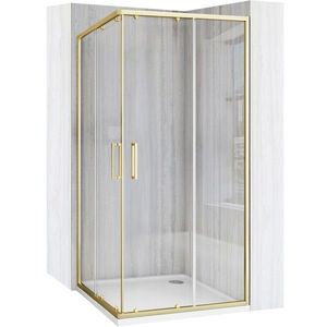 REA Sprchový kout City 90x90 Gold Bez sprchové vaničky REA-K6443 obraz