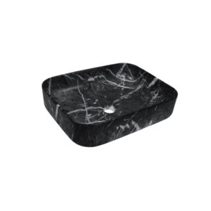 INVENA Umyvadlo na desku FLORINA TREND 51cm mramor/grafit mat CE-40-723-C obraz