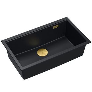 Quadron Granitový dřez Logan 110 Black Měď HQD7644U7_PVDC1_U obraz
