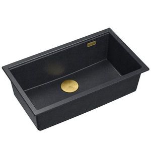Quadron Granitový dřez Logan 110 Black Metallic Měď HQD7644U8_PVDC1_U obraz