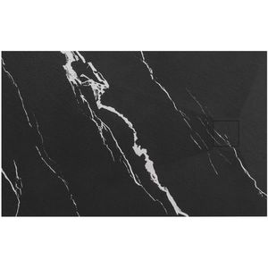 REA Sprchová vanička Magnum CARRARA BLACK 80x100 REA-K7007 obraz
