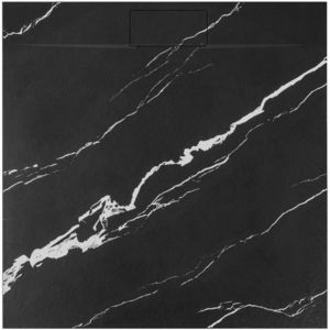 REA Sprchová vanička Bazalt CARRARA BLACK 90x90 REA-K7003 obraz