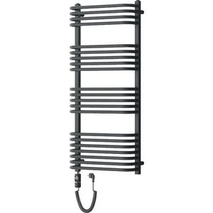 MEXEN/S Apollo radiátor + topná tyč 1210 x 550 mm, 600 W, antracit W117-1210-550-2600-66 obraz