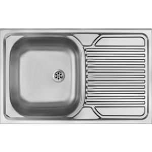 DEANTE Tango nerez dekor Nerezový dřez, 1 bowl s odkapávačem, pravý celoplošný ZM5_311P obraz