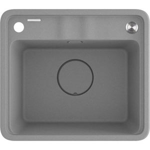 DEANTE Momi metallic grey Granitový dřez, 1-bowl ZKM_S103 obraz