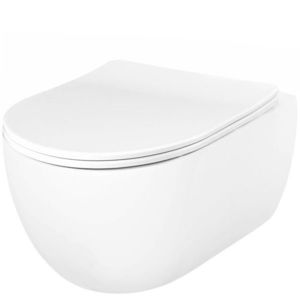 REA Závěsná WC MÍSA Eddy Tornado Rimless Flat N REA-C6560 obraz