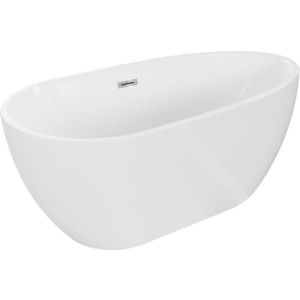 MEXEN/S Eos vana volně stojící 170 x 75, bílá, sifon a přepad chrom 52471707500-01 obraz