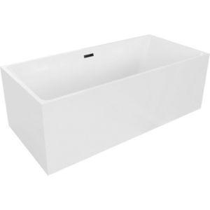MEXEN/S Nita vana volně stojící 170 x 80, bílá, sifon a přepad černá 52091708000-70 obraz