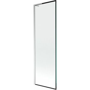 MEXEN/S Next L vanová zástěna FIX 60 x 150, černá vzor, chrom 895-060-000-03-70-01 obraz