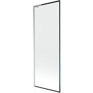 MEXEN/S Next L vanová zástěna FIX 70 x 150, černá vzor, chrom 895-070-000-03-70-01 obraz
