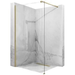 REA Sprchová zástěna Aero Gold Brush 110 REA-K9840 obraz