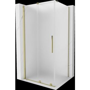 MEXEN/S Velar sprchový kout, posuvné dveře 100 x 90, dekor, zlato 871-100-090-31-50 obraz