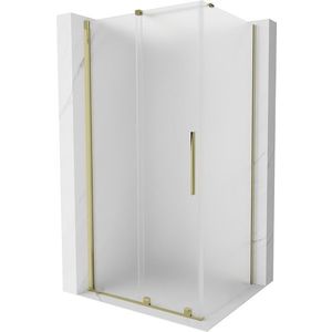 MEXEN/S Velar sprchový kout, posuvné dveře 150 x 100, dekor, zlato 871-150-100-31-50 obraz