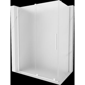 MEXEN/S Velar sprchový kout, posuvné dveře 160 x 75, dekor, bílá 871-160-075-31-20 obraz