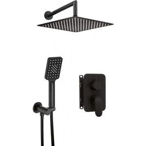 DEANTE Alpinia černá Sprchový set pod omítku, s baterií BOX BXYZNGAM obraz