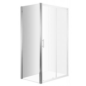 DEANTE Cynia chrom Sprchová stěna, boční, 80 cm KTC_032S obraz