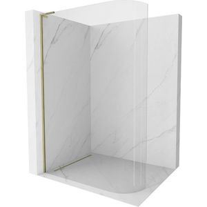 MEXEN/S KiotoL Sprchová zástěna WALK-IN Walk-in 90 x 200, transparent, złota 800-090-103-50-06 obraz