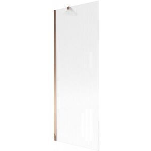 MEXEN/S Next vanová zástěna FIX 70 x 150, proužky, růžové zlato 895-070-000-00-09-60 obraz