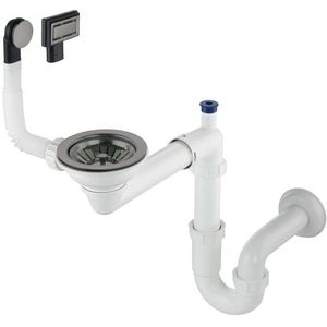 DEANTE Space-Saver titan, odpadní sada granitového dřezu, 1-miska Space-Saver ZXY_D949 obraz