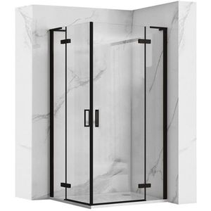 REA/S Sprchová kabina Hugo Double Black 80x90 KPL-45232 obraz