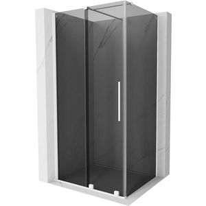 MEXEN/S Velar sprchový kout, posuvné dveře 110 x 100, grafit, bílá 871-110-100-41-20 obraz