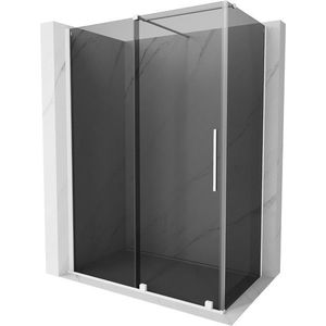 MEXEN/S Velar sprchový kout, posuvné dveře 130 x 70, grafit, bílá 871-130-070-41-20 obraz