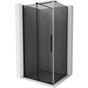 MEXEN/S Velar sprchový kout, posuvné dveře 130 x 90, grafit, černá 871-130-090-41-70 obraz