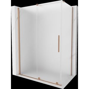 MEXEN/S Velar sprchový kout, posuvné dveře 150 x 75, dekor, měď kartáčovaná 871-150-075-31-65 obraz