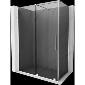 MEXEN/S Velar sprchový kout, posuvné dveře 150 x 80, grafit, bílá 871-150-080-41-20 obraz