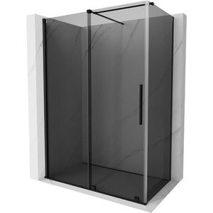 MEXEN/S Velar sprchový kout, posuvné dveře 150 x 90, grafit, černá 871-150-090-41-70 obraz