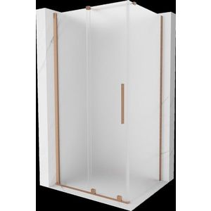MEXEN/S Velar sprchový kout, posuvné dveře 150 x 100, dekor, měď kartáčovaná 871-150-100-31-65 obraz
